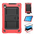 thumbnail image 7 of Dteck Case for Lenovo Tab M8 8.0 inch, Heavy Duty Shockproof Case with Shoulder Strap for Lenovo Tab M8 TB-8505F/8505X, Built-in Kickstand,Red+Black, 7 of 7