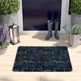thumbnail image 2 of Math Equations Number Patterns Blue Flannel Non Slip Door Rugs,Washable Door Mats Indoor,Decorative Door Mats,Dirt-Resistant and Absorbent Doormat for Entrance,Bedroom,Kitchen,Bathroom,23.5"x16", 2 of 5