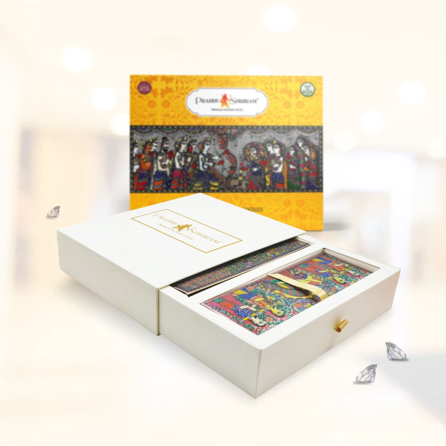 JPSR Prabhu Shriram Divine Shripad Ramyana Luxury Incense Stick Gift Box - Set of 10