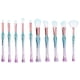 thumbnail image 4 of Juego de 10 brochas de maquillaje, cepillo suave para el cabello, brochas de Maquillaje facial profesionales para principiantes M011, 4 of 8