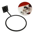 thumbnail image 3 of Metal Ball Holder Wall Mount Exercise Ball Display Rack for Volleyball Soccer Home Gyms Black, 3 of 9