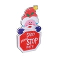 thumbnail image 4 of Luz LED decorativa navideña de Papá Noel para ventana iluminada, funciona con pilas y con ventosa para decoración navideña., 4 of 14