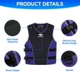 thumbnail image 5 of Life Jacket Swim Vest for Adult Women men,Float Jacket for Adult, Float Suit for Kayaking Fishing Surfing Canoeing Sailing, 5 of 10