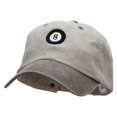 thumbnail image 2 of 8 Ball Pool Embroidered Pigment Dyed Wash Cap - Beige Brown OSFM, 2 of 5