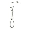 thumbnail image 2 of Fennocasa Polaris 3 Rainfall Shower Head with 3-Setting Handheld Shower Spray Combo, 2.5 GPM Chrome, 2 of 11