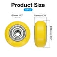 thumbnail image 2 of 8Pcs 3D Printer Wheel with 625ZZ Linear Bearing, 3D Printer Pom Roller Plastic Pulley Wheel for 9D Printer, Yellow, 2 of 5