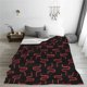 thumbnail image 5 of Balery Red Snake Manta de Felpa Suave y Acogedora – Cobija de Franela Aterciopelada para Cama, Lavable y Cálida para Sofá, Mascotas, Transpirable-80"x60", 5 of 7