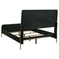thumbnail image 4 of Arini Rattan Eastern King Panel Bed Black and Natural, 4 of 10