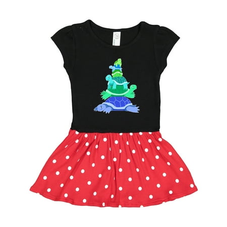 

Inktastic Stack of Cute Turtles Gift Toddler Girl Dress