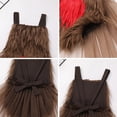 thumbnail image 5 of FYMNSI Baby Girl Christmas Outfit Infant Toddler Halloween Costume Backless Romper Tutu Dress Bodysuit Leg Warmers Set Newborn Xmas Party Costume Outfits Sets, 5 of 6