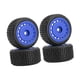 thumbnail image 4 of 4x Llantas RC Neumáticos Ruedas Repuestos Caucho Profesional DIY Modificado Reemplazo Azul, 4 of 8