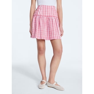 Free Assembly Women's Pintuck Knee Length Skirt, Sizes XS-XXL