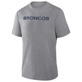 thumbnail image 2 of Men's Fanatics Heather Gray Denver Broncos Pass Rush Tri-Blend T-Shirt, 2 of 3