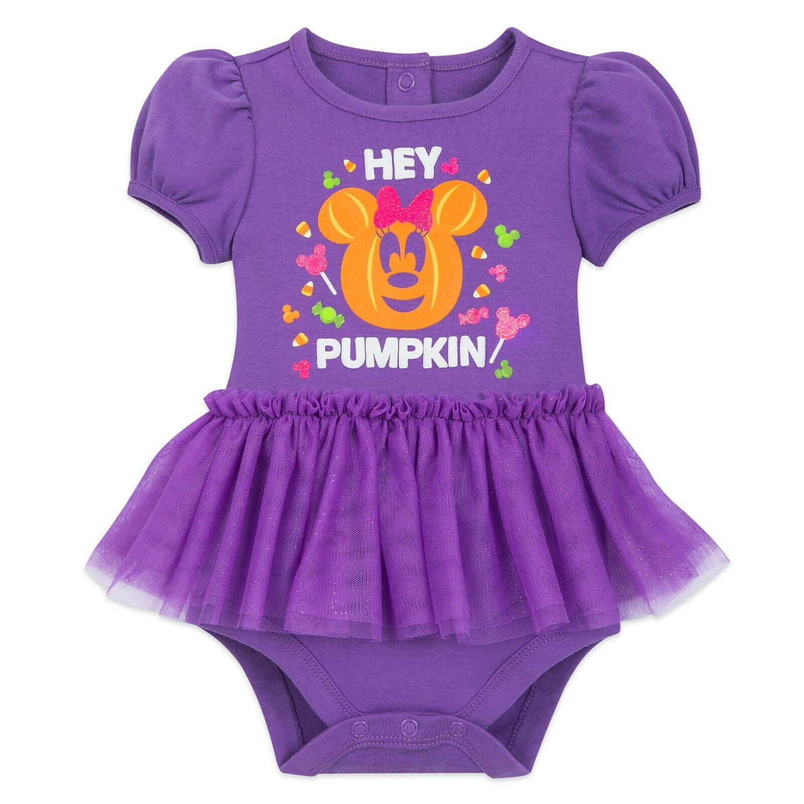 Minnie Mouse Hey Pumpkin Halloween Baby Bodysuit 18 24 Months