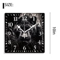 thumbnail image 2 of 10 Inch Wall Clock Battery Operated Silent Clock Decorative for Office, Kitchen, Outdoor, Living RoomPanther Animal Black Style, 2 of 4
