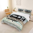 thumbnail image 2 of Catabedysis Country Farmhouse Adventure Bedding,Sweet Camper Print Duvet Cover Full For Boys,Multicolor,Reversible,3-Piece,1 Duvet Cover and 2 Pillowcases, 2 of 6