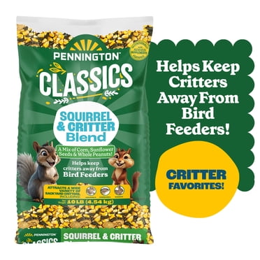 Pennington Classics Squirrel & Critter Blend Wildlife Food, 10 Pounds