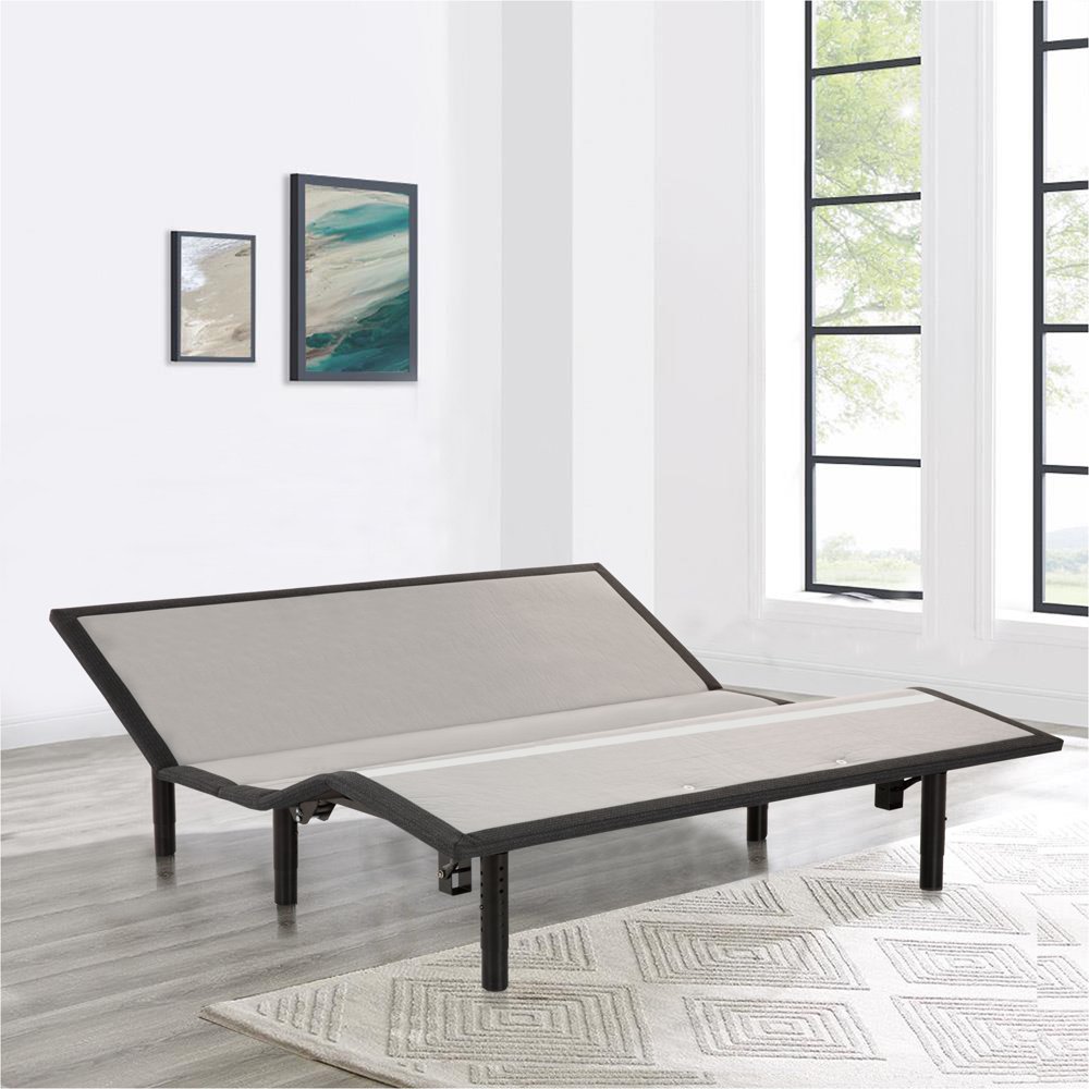 LEGGET, 1" Adjustable Bed Frame with Head Tilt, AntiSnore, Zero
