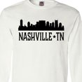 thumbnail image 4 of Inktastic Nashville Tennessee City Skyline Long Sleeve T-Shirt, 4 of 5