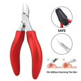 thumbnail image 2 of Cortaúñas para trabajo pesado, cortaúñas profesional para hombres y ancianos, tijeras grandes para uñas de los pies para personas mayores/hombres/mujeres (rojo), 2 of 5