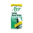 thumbnail image 2 of (3 pack) Ayr Saline Nasal Drops, Cold/Flu, Allergy, Dry Nasal Passages Relief, Moisturizes & Soothes Dry Stuffy Noses, 1.69 fl oz, 2 of 6