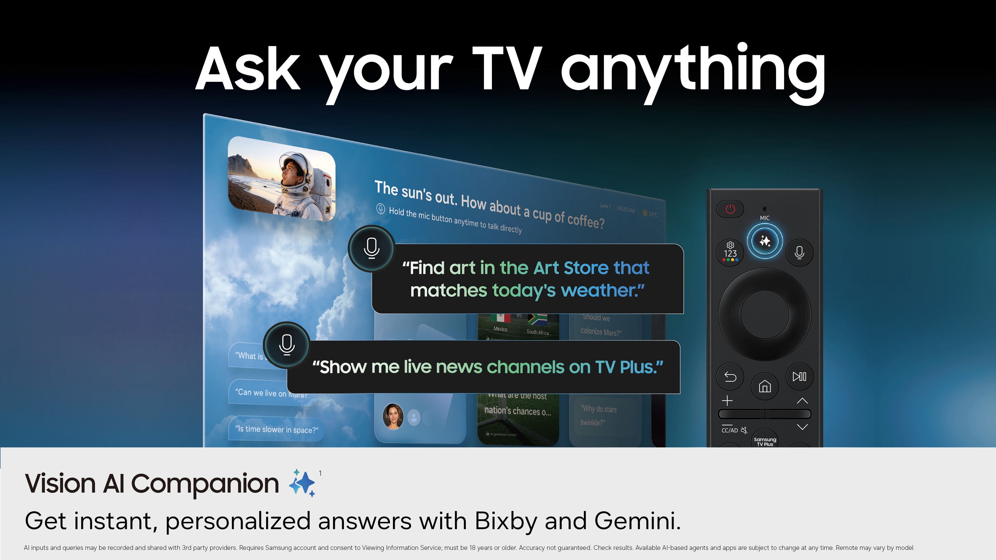Samsung 55” Class M70HB Series Mini LED 4K UHD Samsung Vision AI Companion Smart Tizen TV 2026 - UN55M70HBFXZA