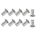 thumbnail image 1 of Uxcell Paquete de 10 Pasadores de Clevis de un Solo Agujero, M6 x 10mm Acero Inoxidable 304 Pasadores de Cabeza Plana Reutilizables, 1 of 6