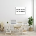 thumbnail image 2 of Stupell Industries Can We Restart the Weekend Phrase Black White, 30 x 24, Design by Sd Graphics Studio, 2 of 7
