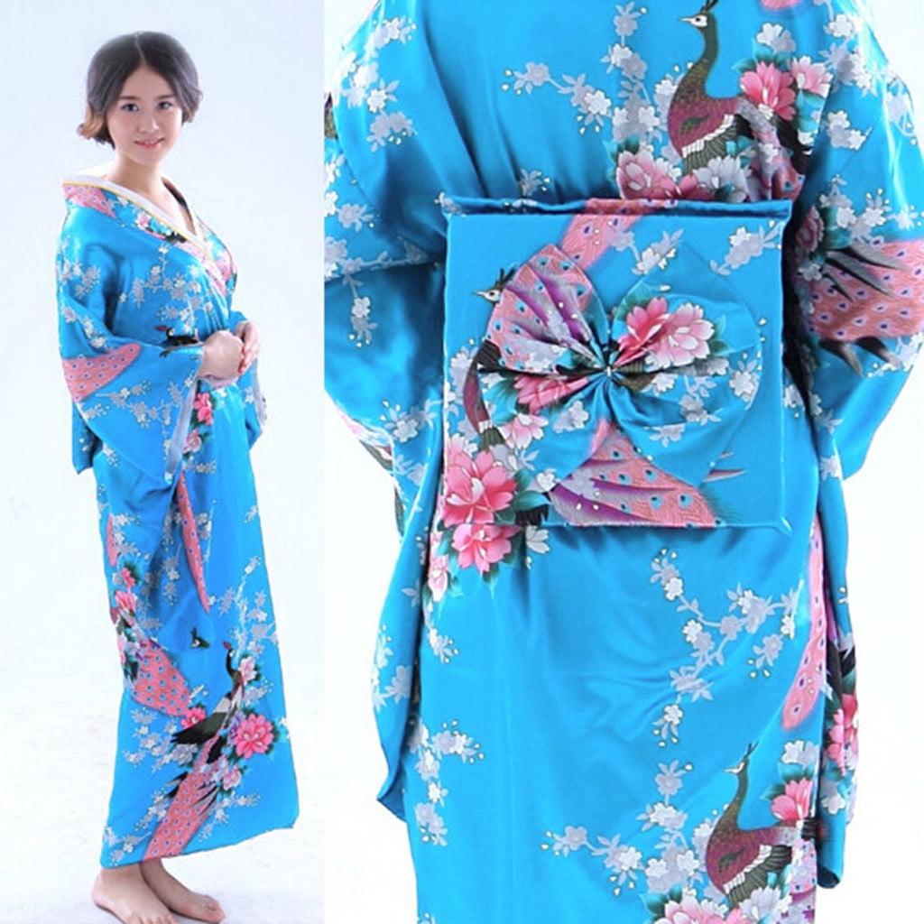 Light Blue Kimono Dress