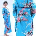 thumbnail image 5 of Women's Print Kimono Robe Traditional Japanese Dress Photography, 5 of 6