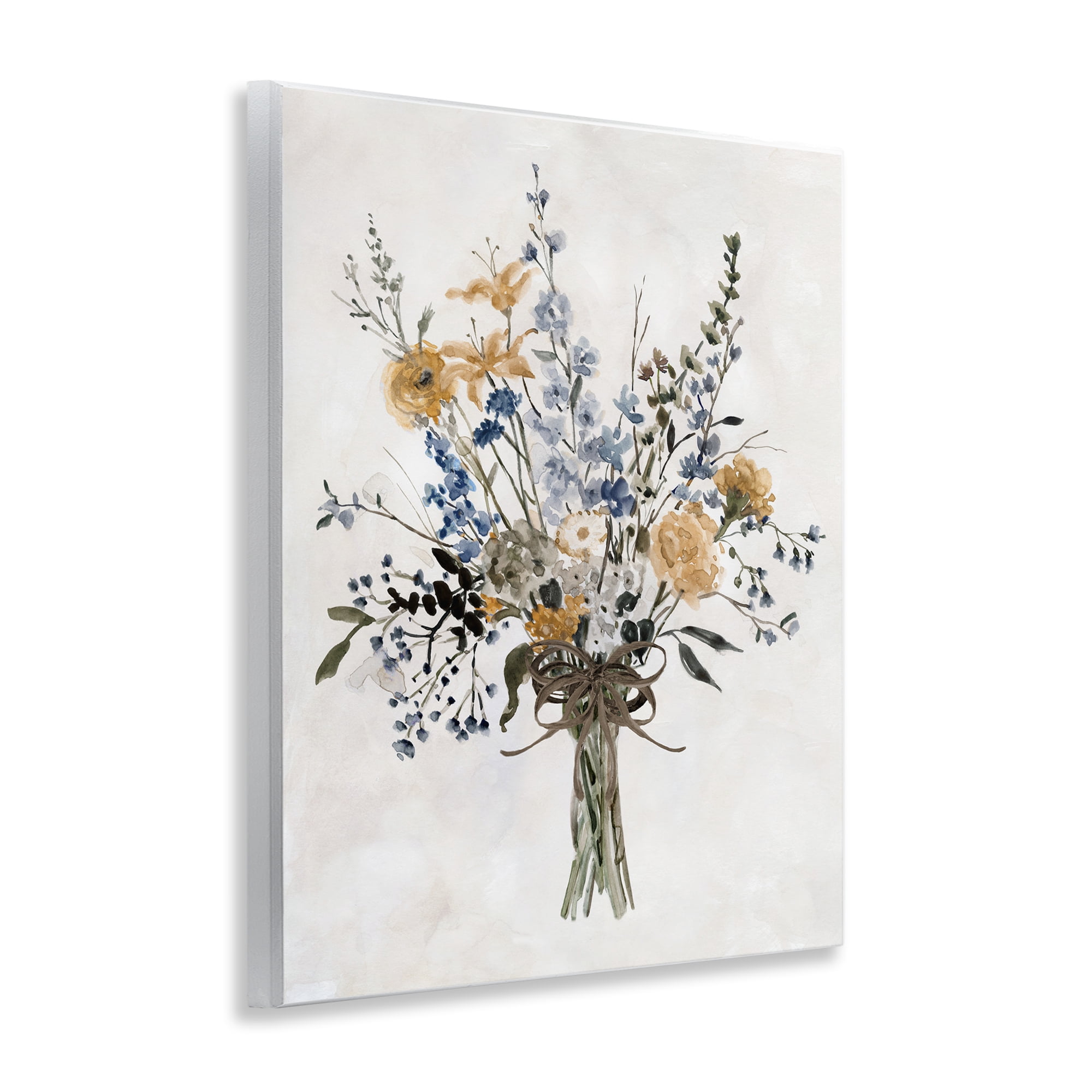 Stupell Industries Delicate Botanicals Bushel Wall Plaque Art, design by Carol Robinson