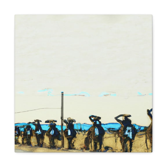 Picket Line Protest Art - Canvas