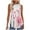 Pink#a, variant on Fmbrln Tank Tops for Women Summer Sleeveless Crew Neck Polka Print Tunic Tops Fashion Casual Beach Vacation Tees Blouses