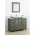 thumbnail image 3 of Vanity Art 48" Single Sink Freestanding Bathroom Vanity Set with Ceramic Top and Mirror, 3 of 10