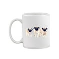 thumbnail image 2 of Cute Watercolor Pugs Mug  -Image by Shutterstock,, 2 of 4