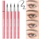 thumbnail image 2 of Delineador de ojos líquido mate, ultrafino, sedoso, resistente al agua, no mancha, duradero, negro, marrón, rosa, gusano de seda, maquillaje de ojos, 1 unidad （A-03, 2 of 5