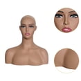 thumbnail image 6 of yotijay Female Mannequin Head Head with Makeup Multifunctional Display Stand for, 6 of 9