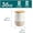 36 OZ, variant on Sabine Small Ceramic Canister with Airtight Wood Lid - 18 oz Kitchen Storage for Coffee, Sugar, Tea & Spices - Compact Countertop Jar