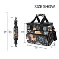 thumbnail image 3 of FORMRS Insulated Cooler Bag 24 Cans Capacity Soft Leakproof Lunch Box with Side Pockets, Orange Dinosaur, 3 of 7