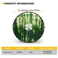 thumbnail image 5 of Yuyamidu Green Tie Dye Camper Tire Cover Leaf Spare Wheel Cover Protective Cover St. Patrick's Day Camper Spare Tire Cover Keeps Dirt, Rain, and Sun Away from Your Spare Tire, 5 of 5