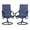 Blue, variant on Sophia & William Patio Dining Chairs Outdoor Swivel Textilene Chairs Set of 2 with Black Steel Frame