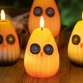 thumbnail image 4 of Dserhfy Autumn Owl Flameless Candle LED Night Light Battery Operated Flickering Candle Light Halloween Christmas Home Decor, 4 of 8