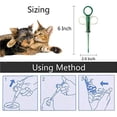 thumbnail image 5 of Greeniant Reutilizable perro gato cachorro Piller medicina dispensador píldoras de inyección alimentador de mascotas Juguetes para gatos Verde Greeniant PT002456-02, 5 of 5
