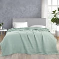 thumbnail image 4 of HILLFAIR 100% Combed Cotton Blanket&ndash; California King Size Bed Blankets Warm Soft All Season Breathable Lightweight Summer Waffle Weave Home Dec, 4 of 8