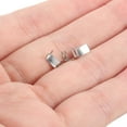 thumbnail image 3 of Shisuyan 20Set Zipper Stopper White Iron Fourclaw Foot Code Secure Attachment For General Users Repair and Maintenance, 3 of 9