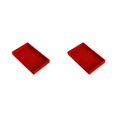 thumbnail image 2 of Maytalsory Soft Velvet Lining Jewelry Boxs Store And Collection In Style Effectively Protecting Accessories Wood Jewel Storage Case Big red 2Set, 2 of 6