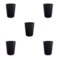 thumbnail image 3 of ZheElen PP Office And Home Waste Bin - 6L Capacity Easy Access Kitchen Large Capacity Kitchen Bedroom Black S 5Set, 3 of 6