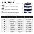 thumbnail image 5 of Haiem Navy Blue And White Stripes Men's Pajama Short with Soft Woven Cotton Elastic Waistband Sleep Short-3X-Large, 5 of 9