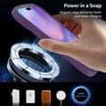 thumbnail image 4 of Magnetic for iPhone 17 Pro Max Case, (Compatible with Magsafe) Curly Wavy Frame Hard Translucent Matte Clear Back Cover for Women Men TPU Bumper Shockproof Phone Case, 4 of 8