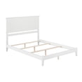 thumbnail image 3 of Nantucket Queen Solid Wood Foundation Bed in White, 3 of 8